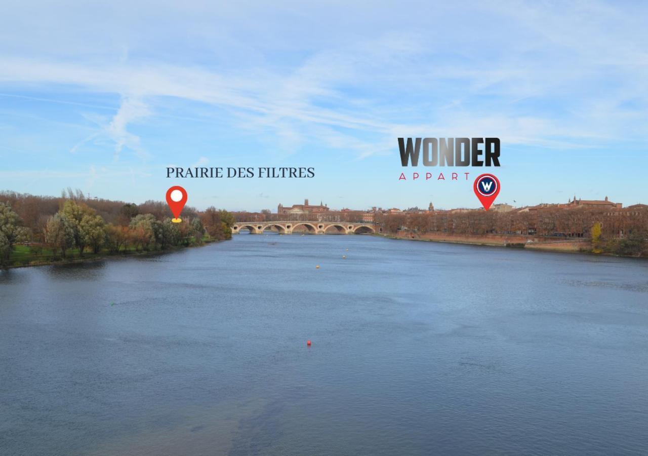 404 - Wonder Appart - Vue Garonne - トゥールーズ エクステリア 写真