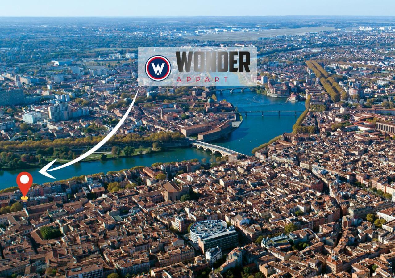 404 - Wonder Appart - Vue Garonne - トゥールーズ エクステリア 写真