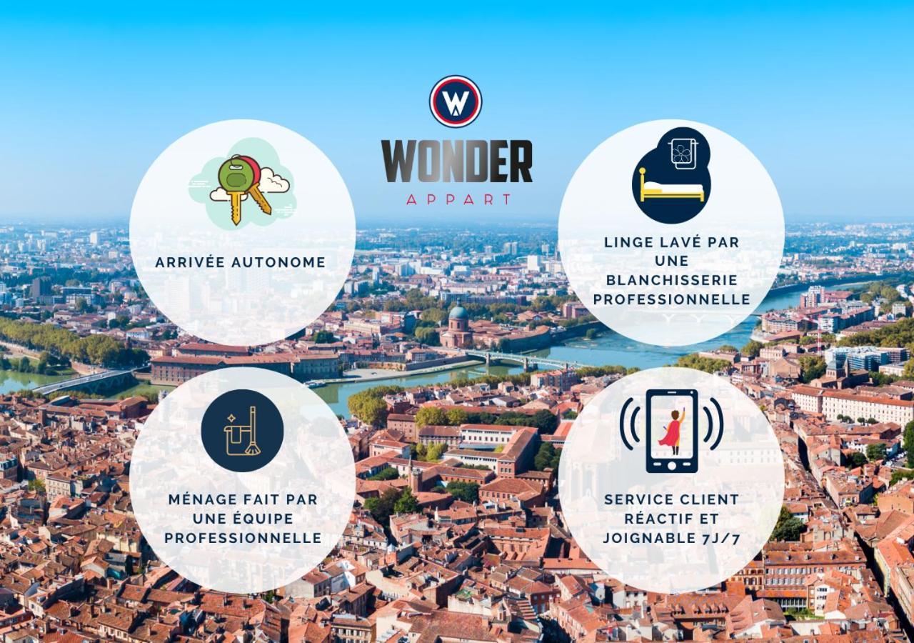 404 - Wonder Appart - Vue Garonne - トゥールーズ エクステリア 写真